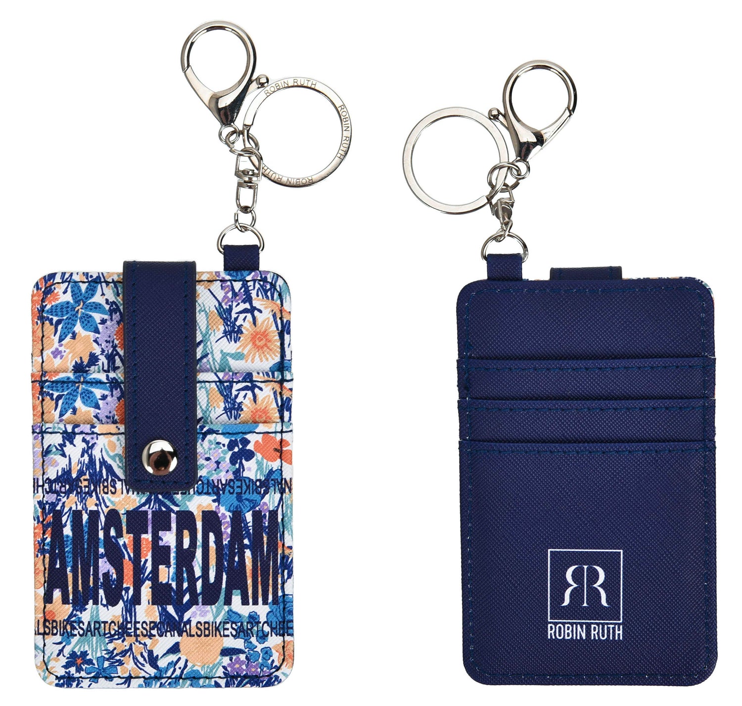 Cardholder keyholder - Amsterdam - Flowers