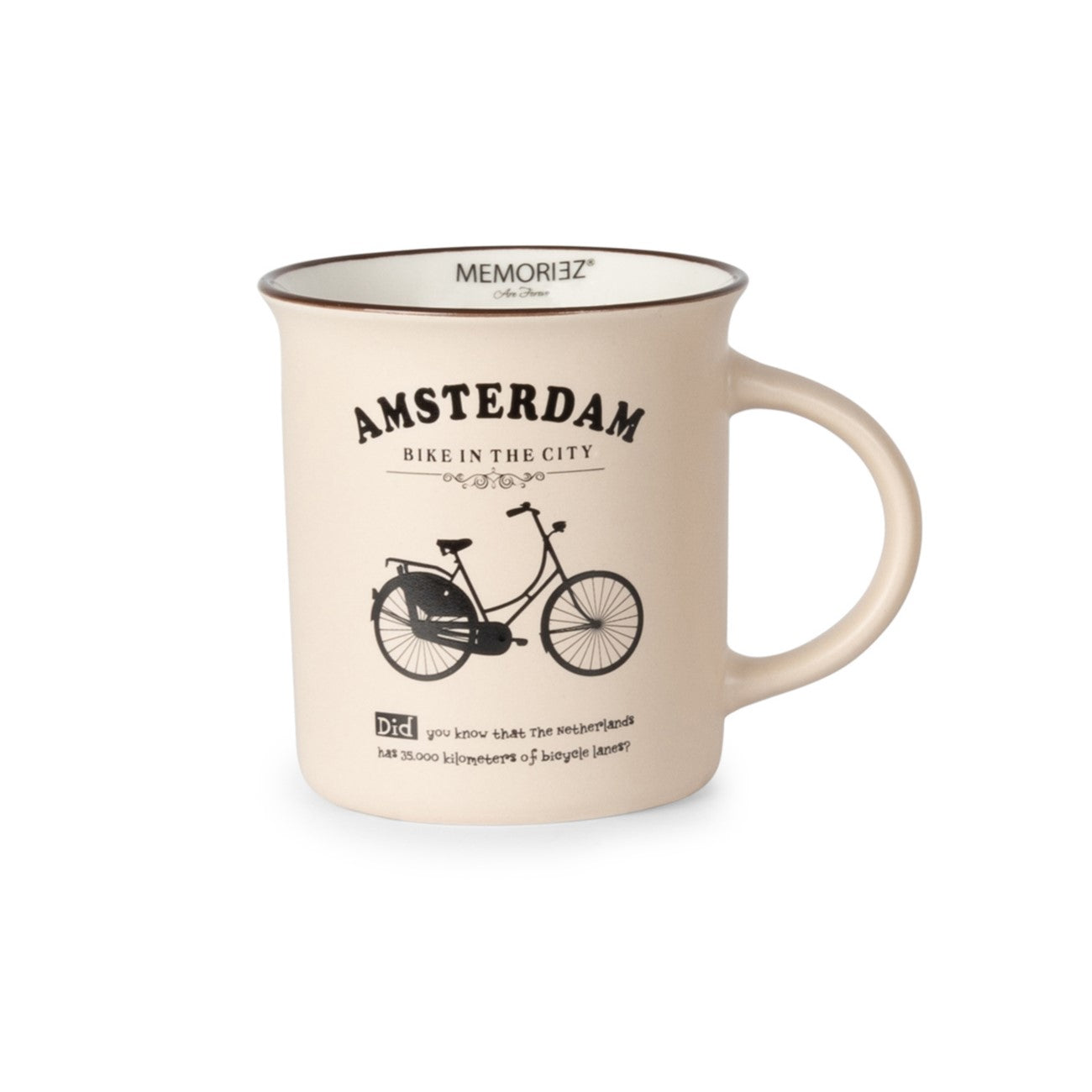 Story mug large matt - Amsterdam - Bike