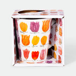 V-shape mug - Tulips