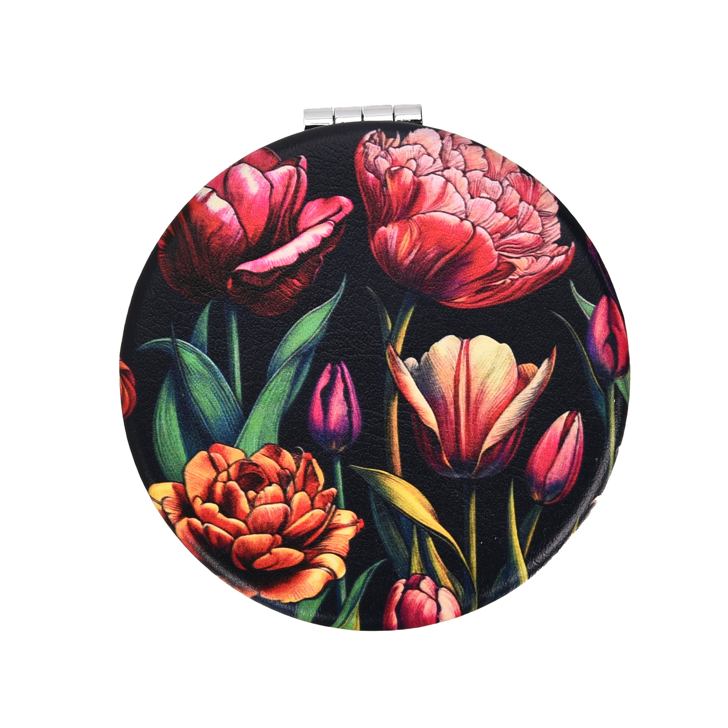 Round mirror - Tulips