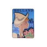 Magnet - Holland - Flower lady