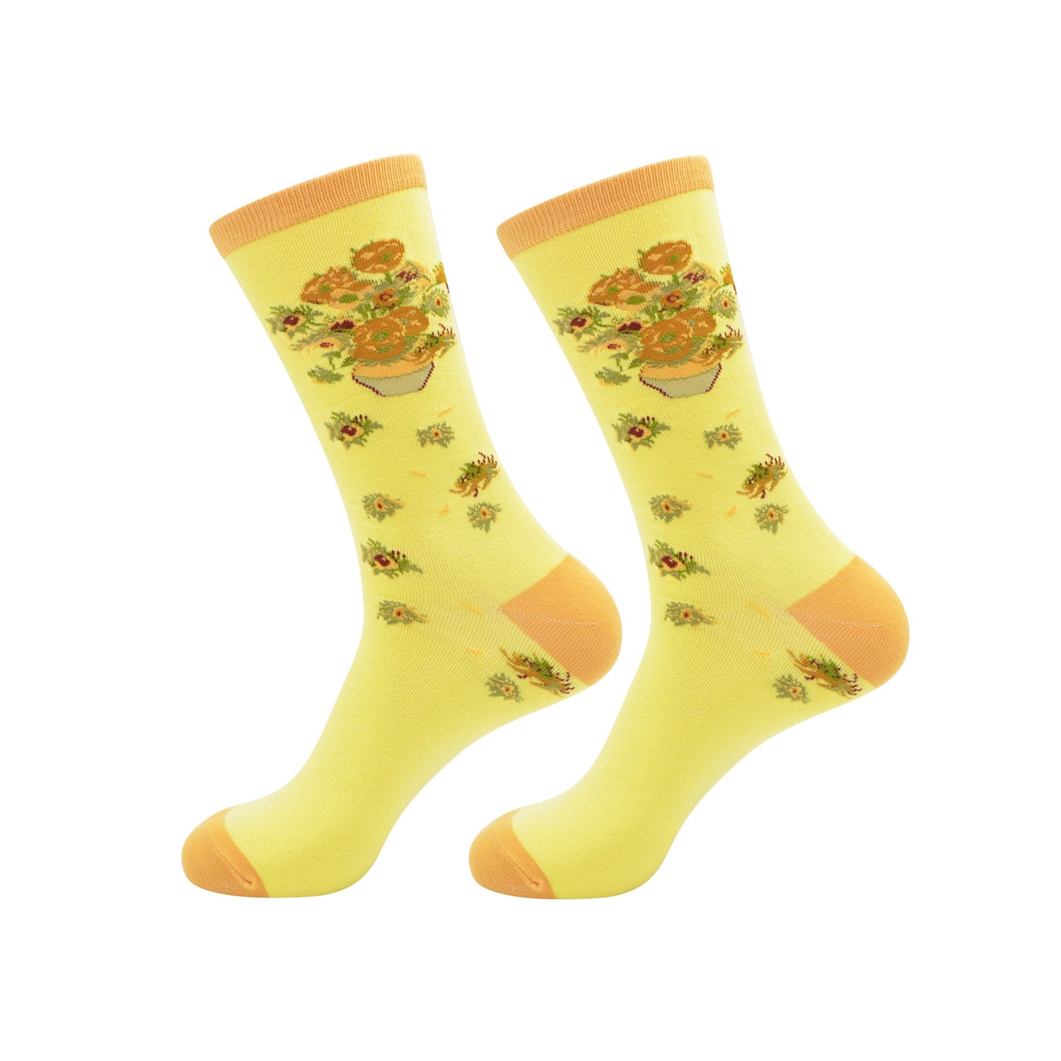 Socks Men Size 41-46 - van Gogh - Sunflowers