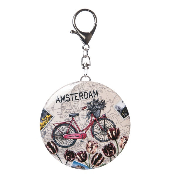 Keyholder - Mirror round mosaic