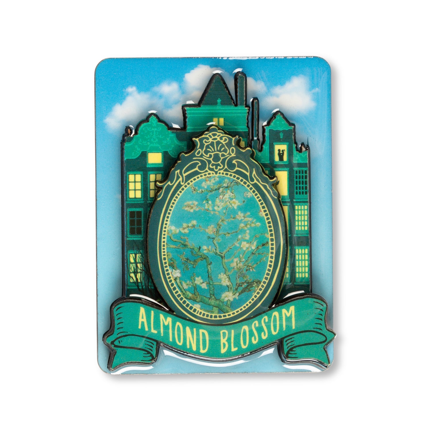 Magnet - van Gogh - Blossom - Houses