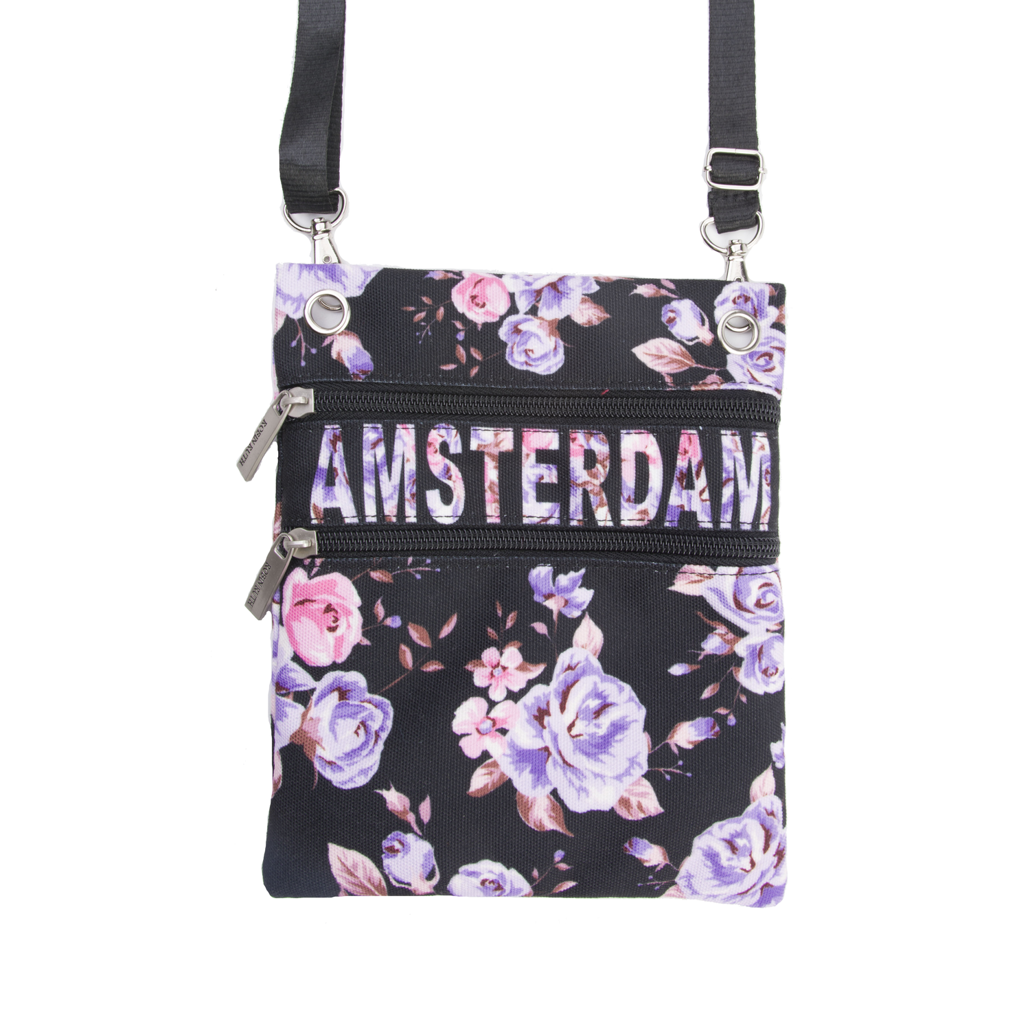 Charlie flowers - Passport bag - Amsterdam