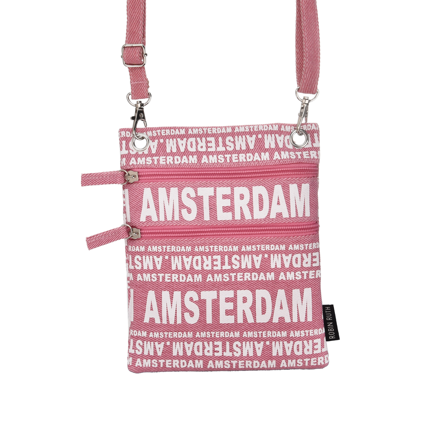 Denim passport bag - Amsterdam