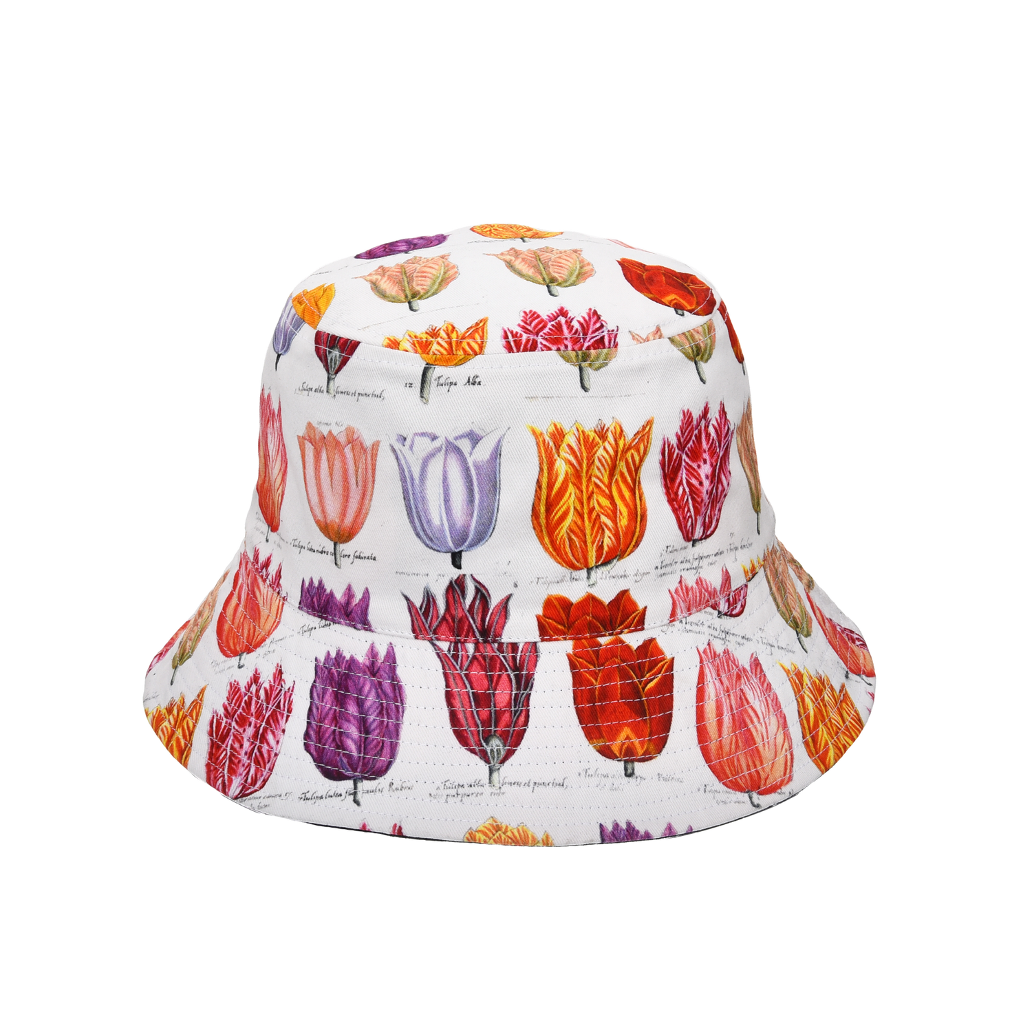 Bucket hat - Tulips - Reversible