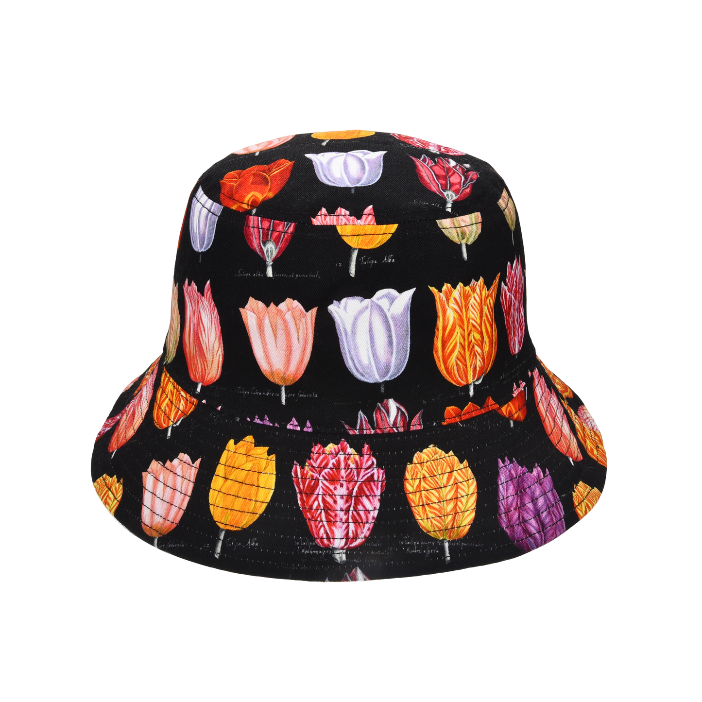 Bucket hat - Tulips - Reversible