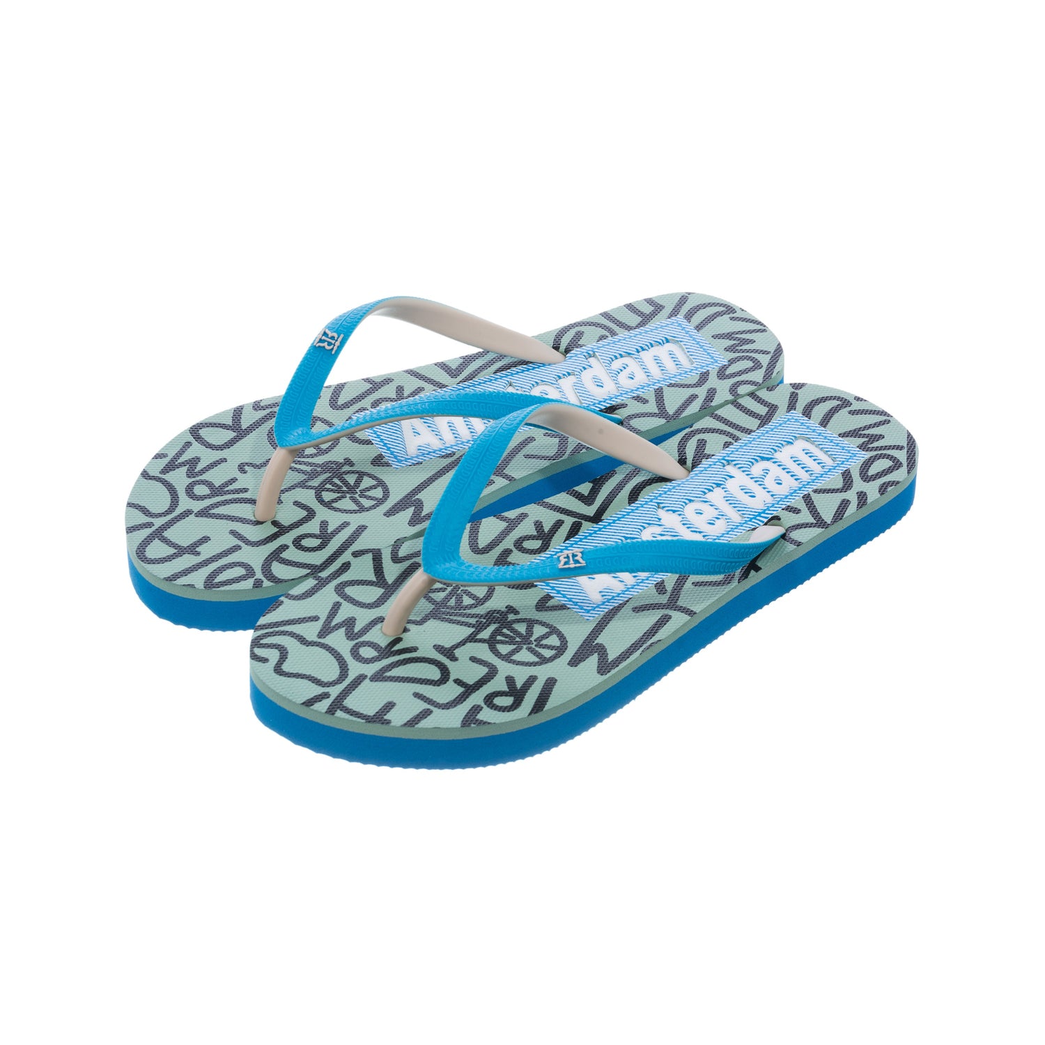 Flipflops light blue - Women - Amsterdam