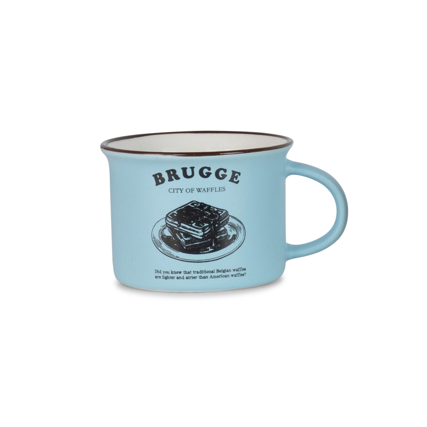 Story mug small  - Brugge - Waffle matt