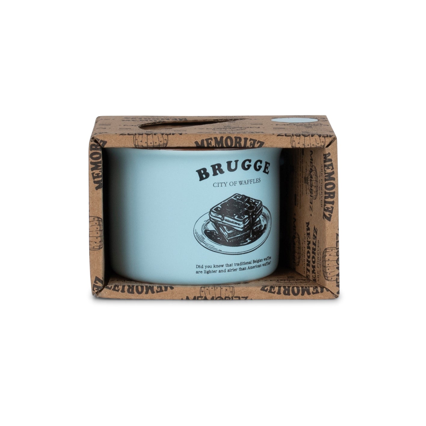 Story mug small  - Brugge - Waffle matt