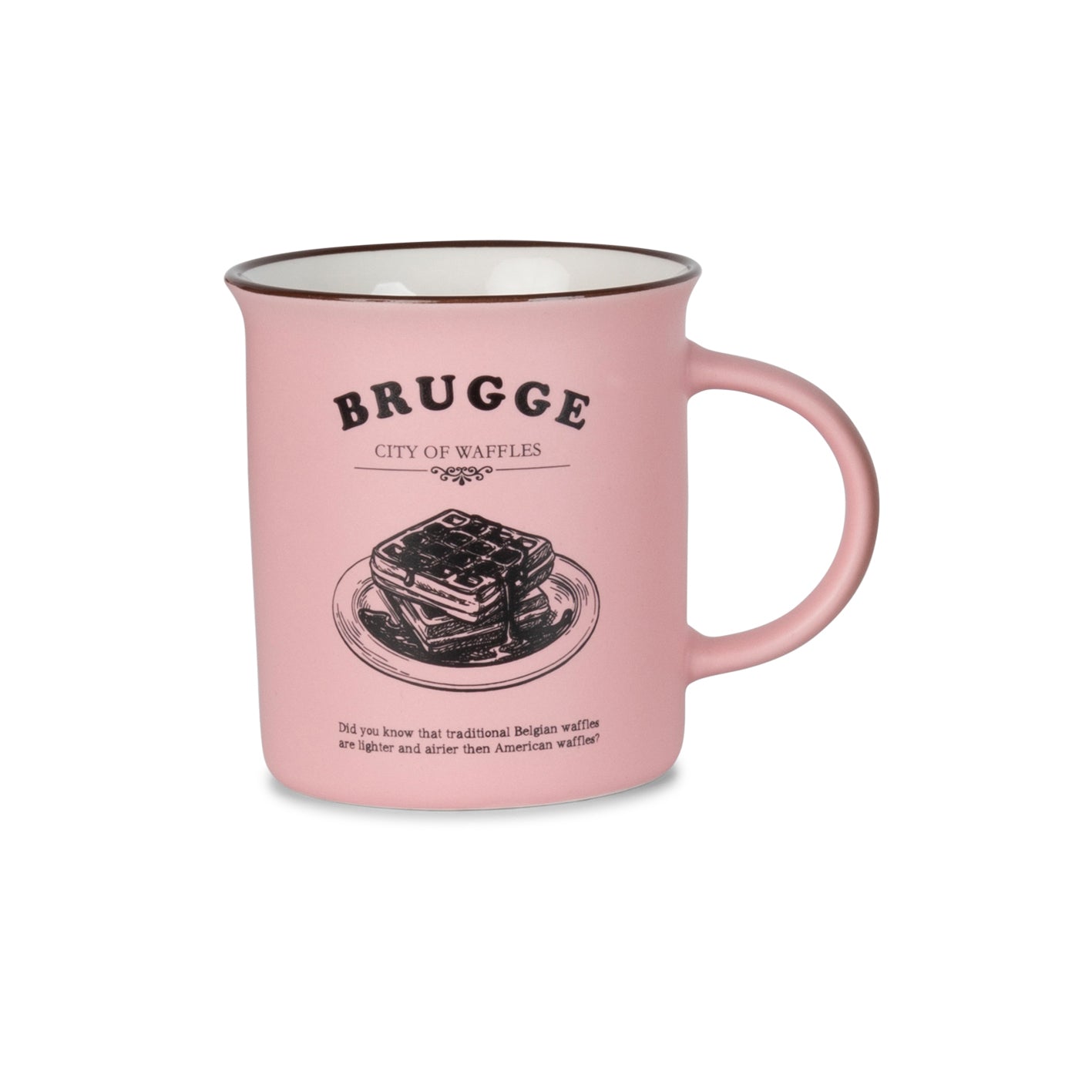 Story mug large - Brugge - Waffle matt