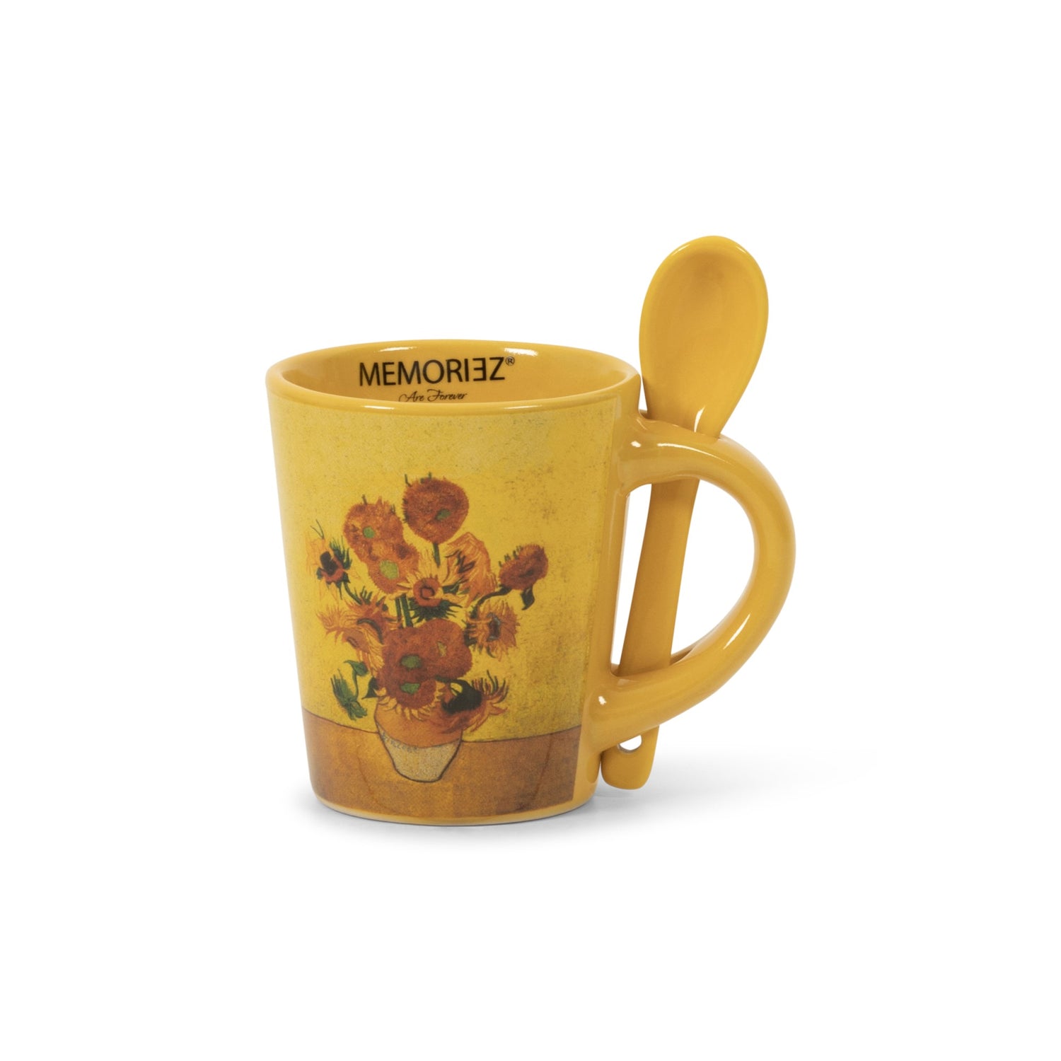 Espresso Mug with spoon - Sunflowers - van Gogh