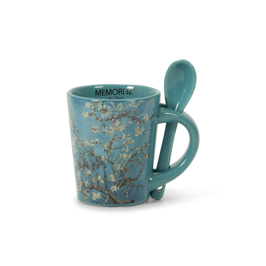 Espresso Mug with spoon - Blossom - van Gogh