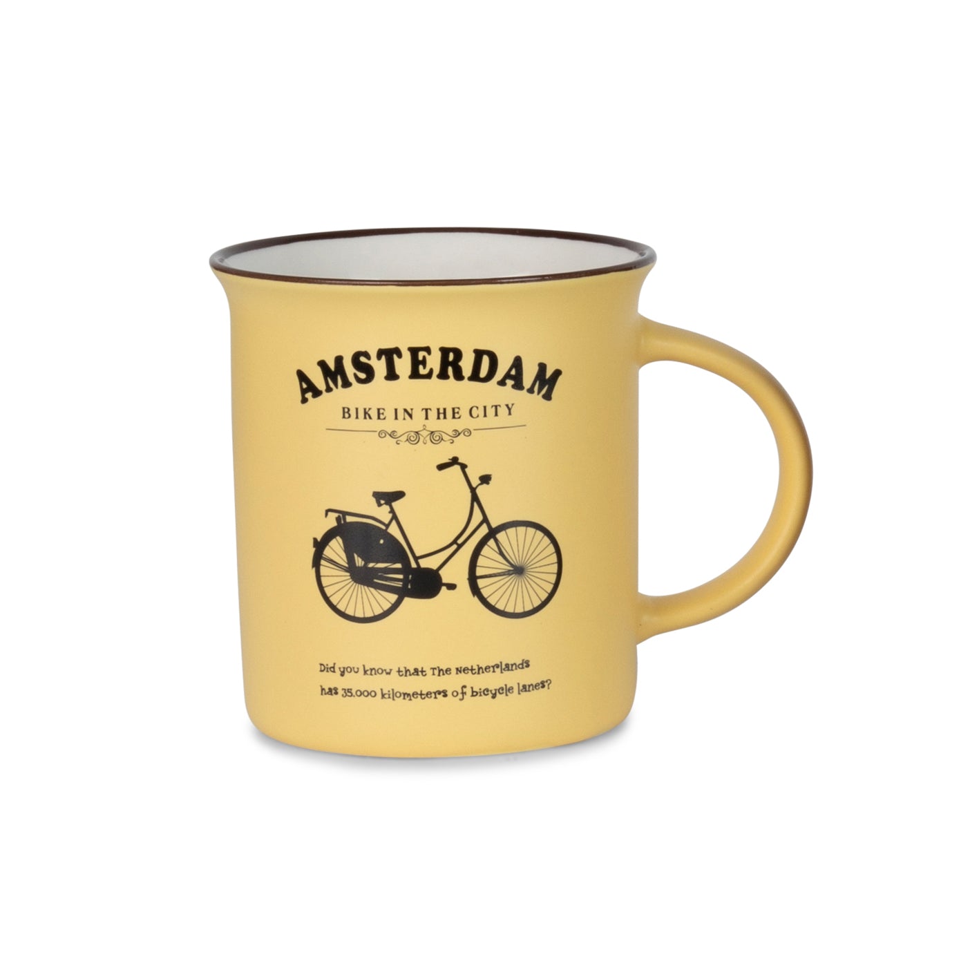 Story mug large matt - Amsterdam - Bike