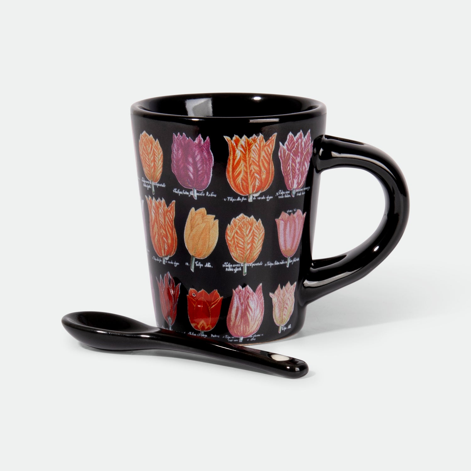 Espresso Mug with spoon - Tulips