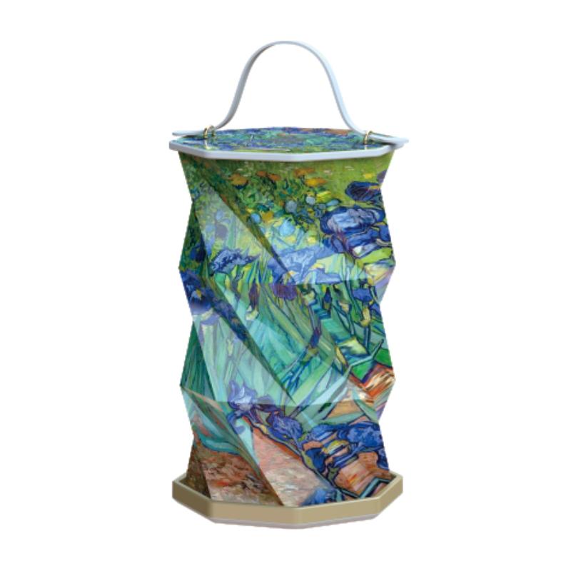 Rotating lamp - van Gogh - Irises