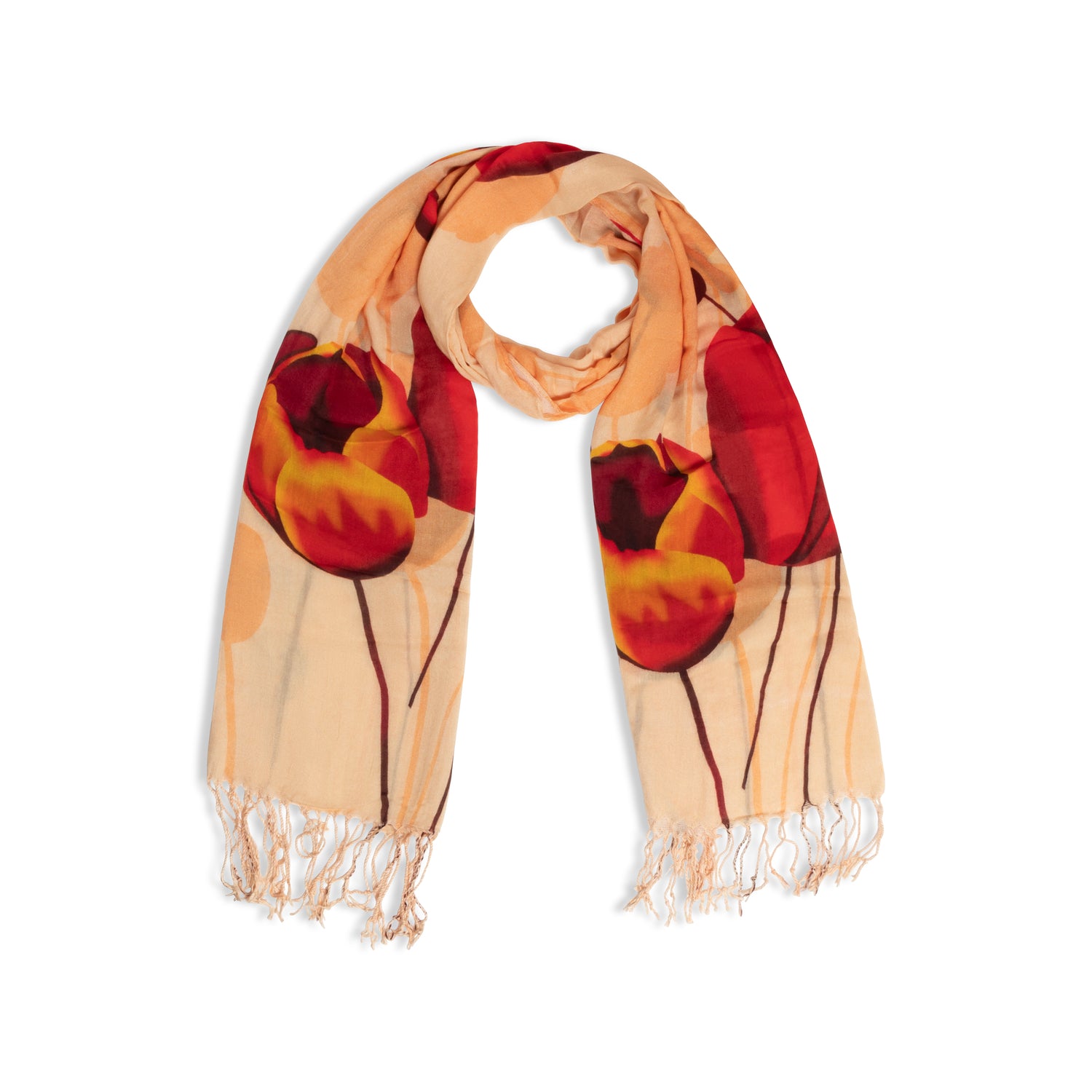 Spring scarve - Tulips