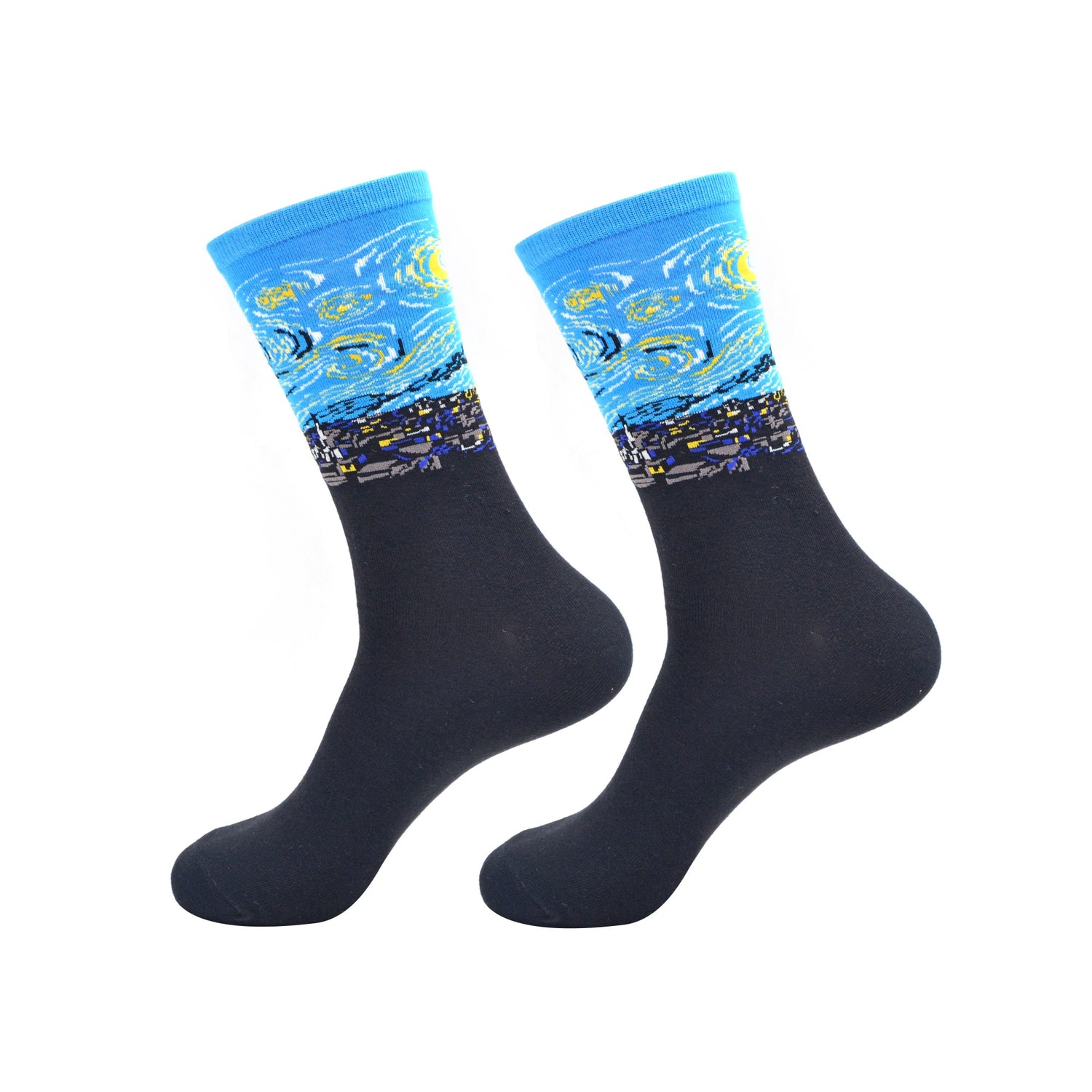 Bob N Socks - Men Size 41-46 - Starry Night - van Gogh