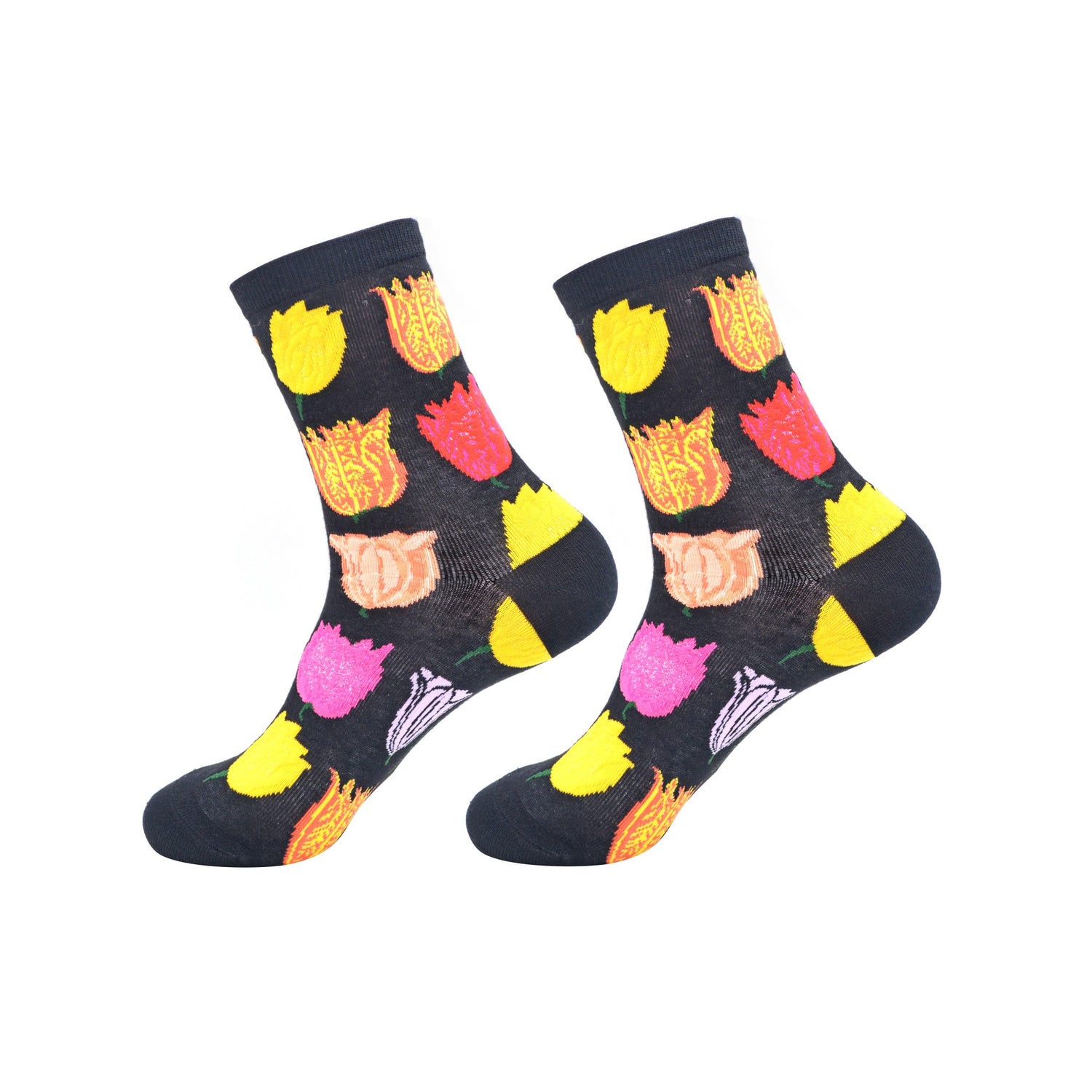 Bob N Socks - Women Size 36-42 - Tulips