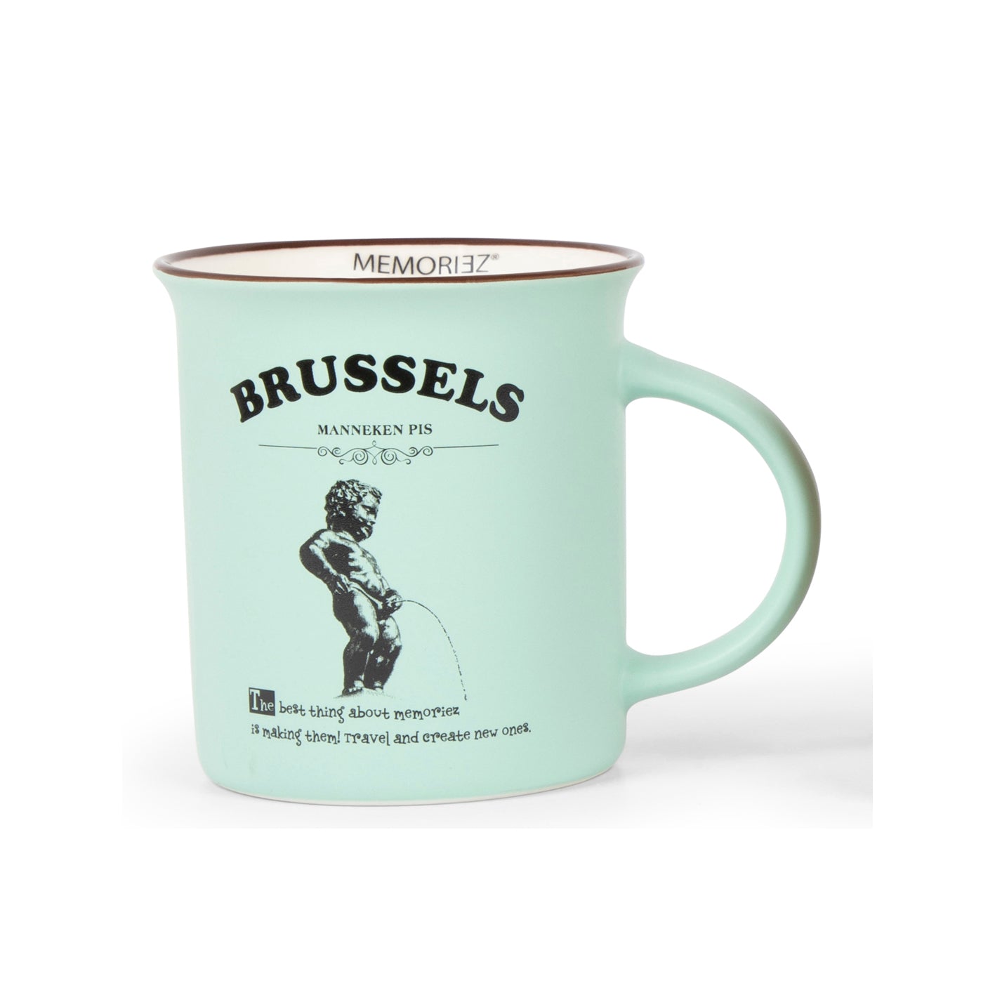 Story mug large - Brussels - Manneken pis Matt