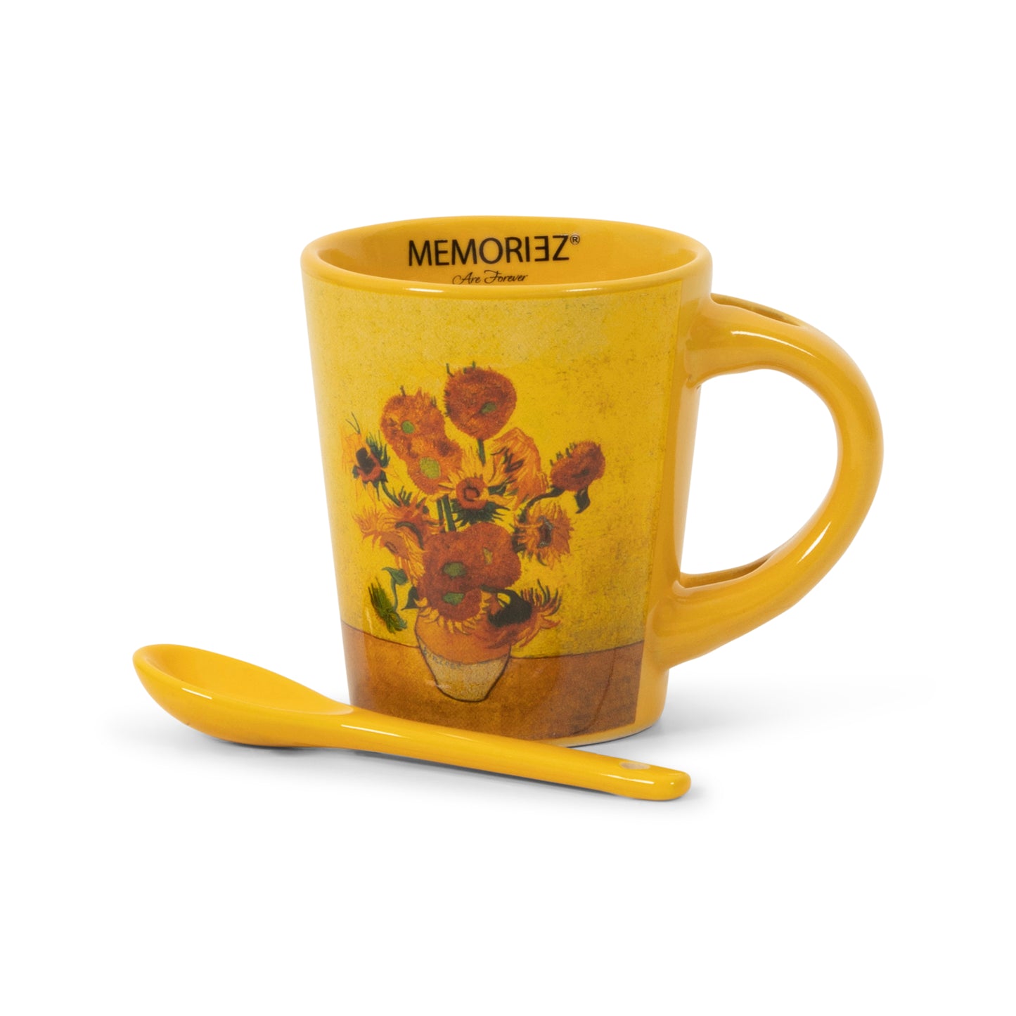 Espresso Mug with spoon - Sunflowers - van Gogh