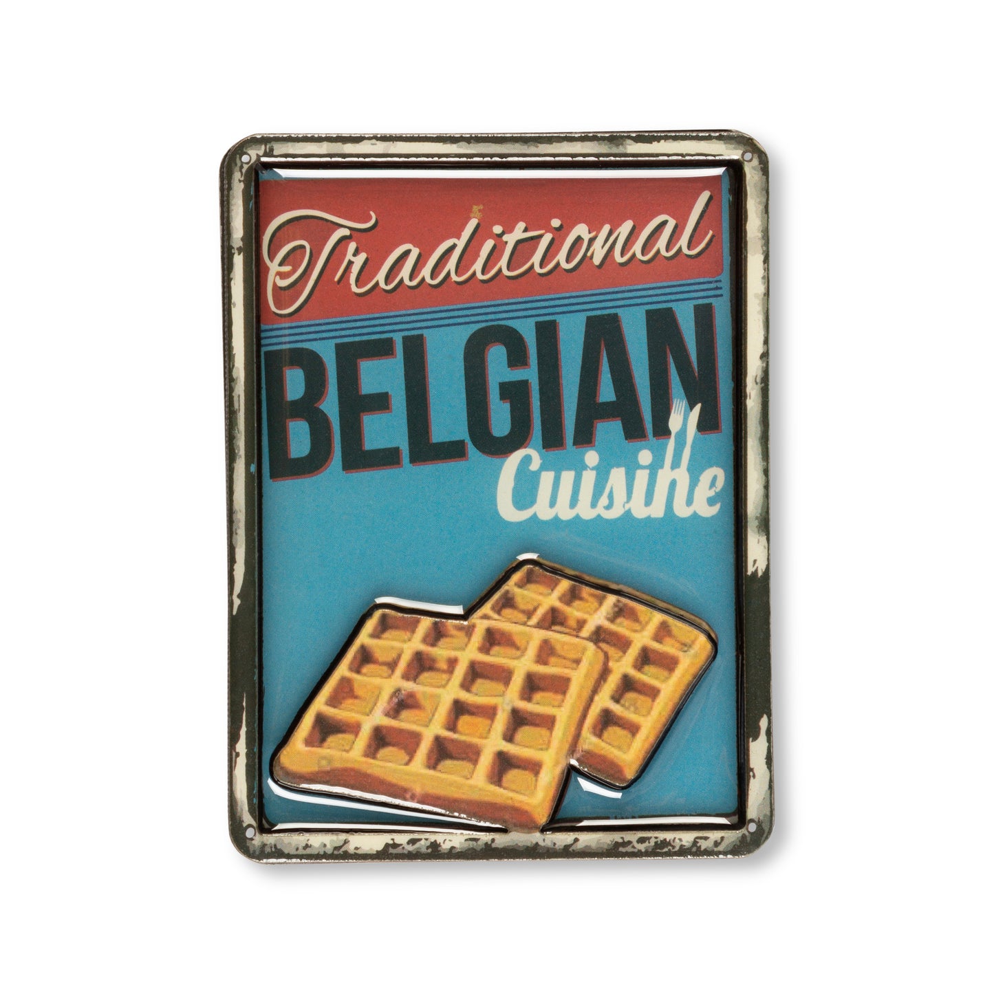 Magnet Belgian Cuisine Waffle